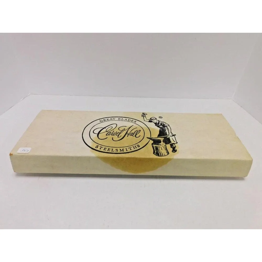 Vintage Carvel Hall Set of 6 Steak Knives with Storage Tray EJ183